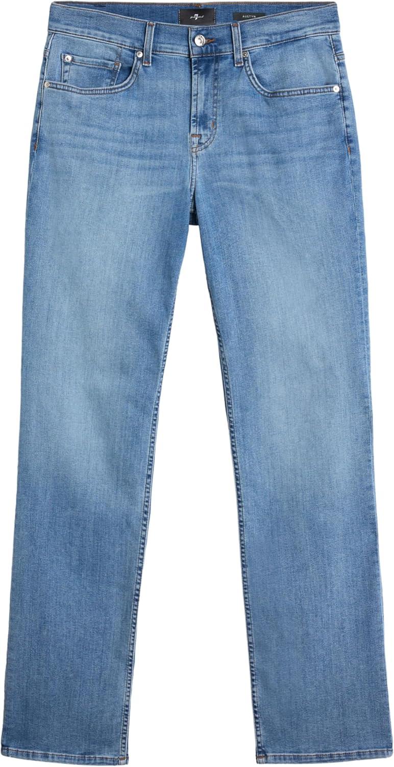 image7 For All Mankind Mens Austyn Relaxed Fit Straight Leg Jeans Newberry