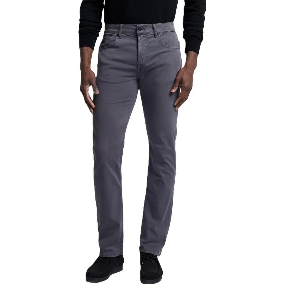 image7 for All Mankind Mens Luxe Performance Plus Slimmy Stretch JeanStretch Sateen Gun Metal