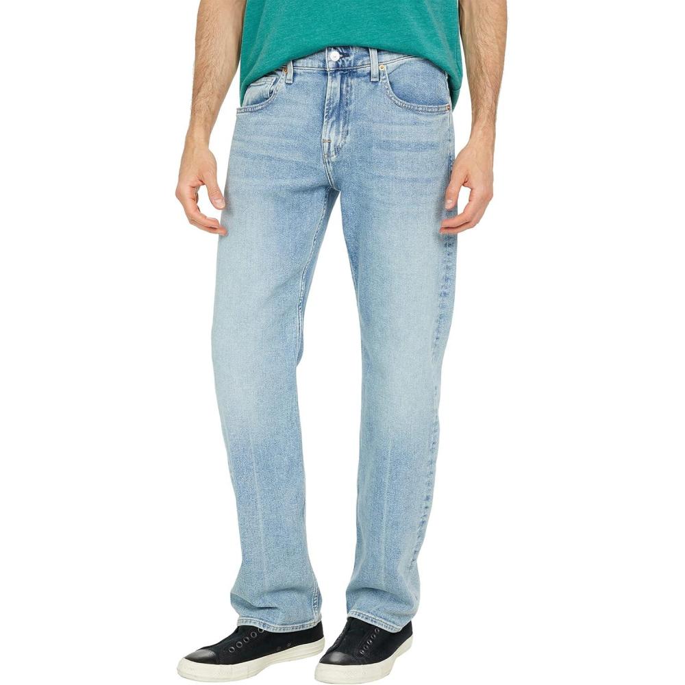 image7 For All Mankind Mens Austyn Relaxed Fit Straight Leg JeansBrightwash