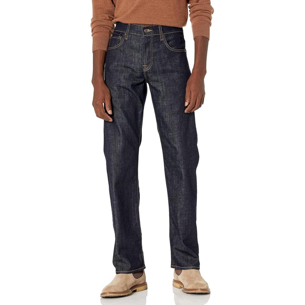 image7 For All Mankind Mens Austyn Relaxed Fit Straight Leg JeansDarkClean 32l