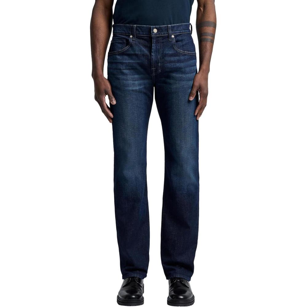 image7 For All Mankind Mens Austyn Relaxed Fit Straight Leg JeansLos Angeles Dark