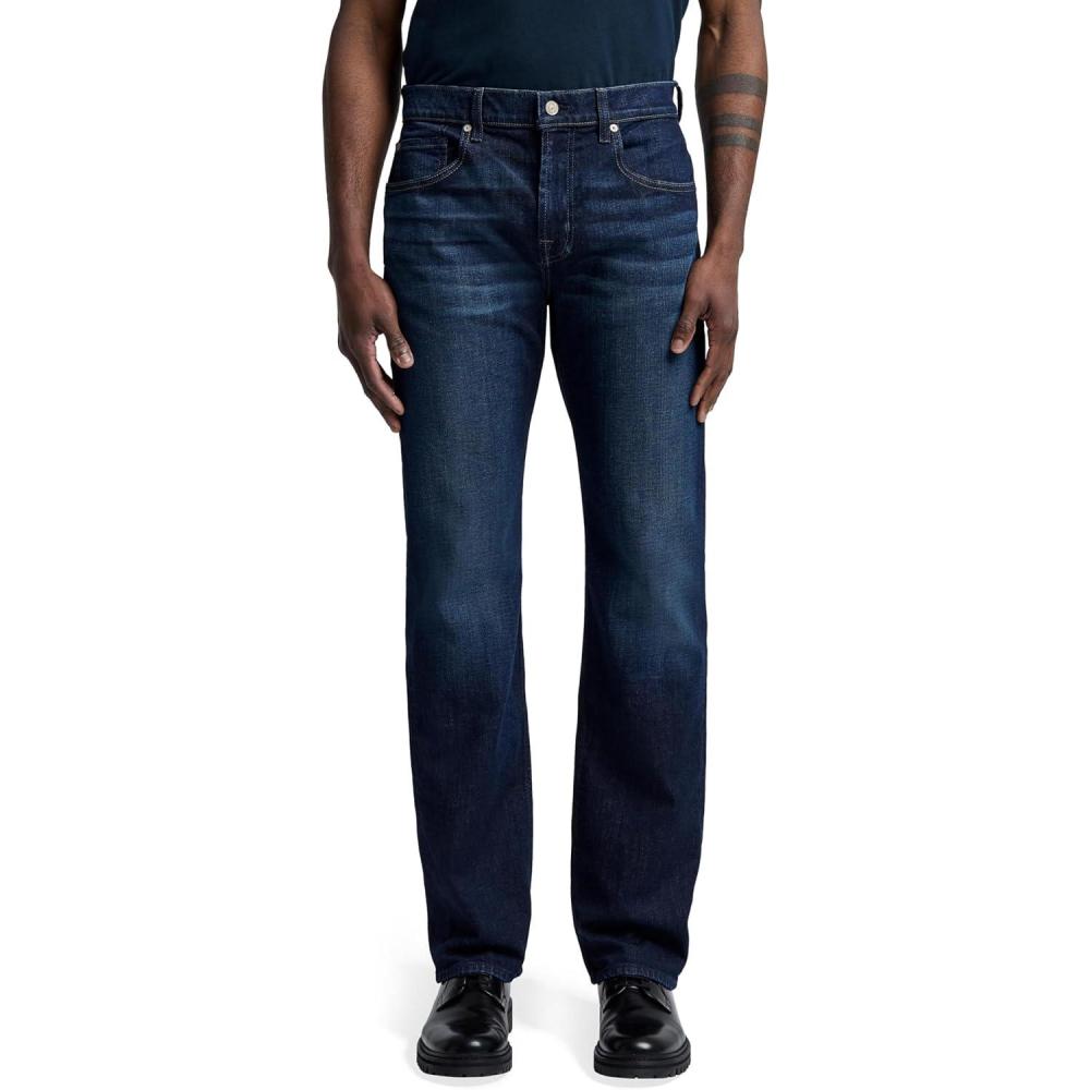 image7 For All Mankind Mens Austyn Relaxed Fit Straight Leg JeansLos Angeles Dark Blue