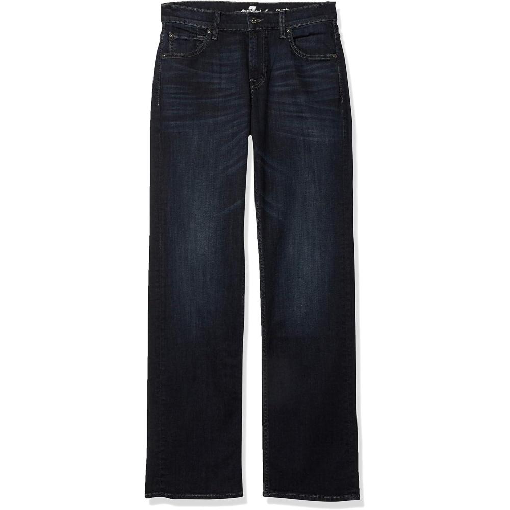 image7 For All Mankind Mens Austyn Relaxed Fit Straight Leg JeansNight Frontier
