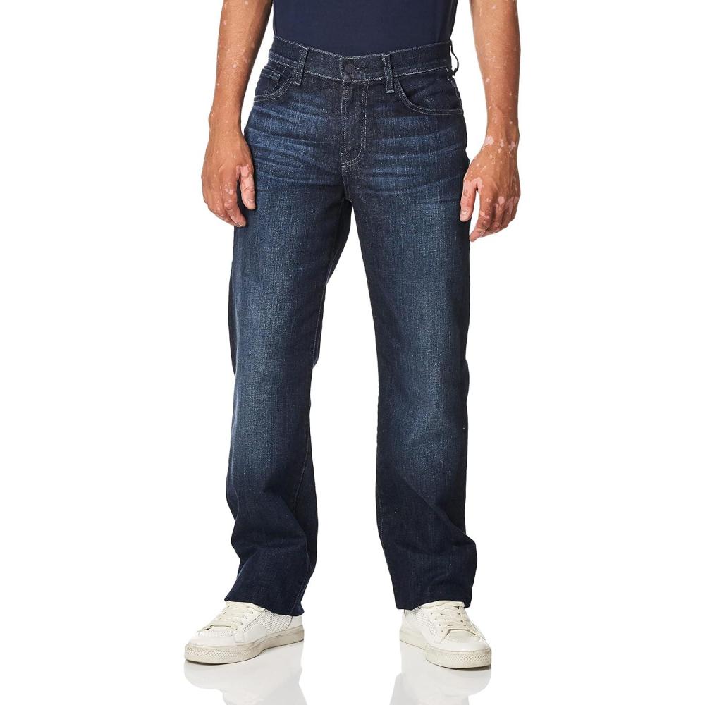 image7 For All Mankind Mens Austyn Relaxed Fit Straight Leg JeansOceanside View