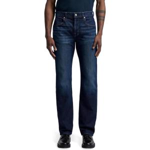 7 For All Mankind Men’s Austyn Relaxed Fit Straight Leg Jeans(Los Angeles Dark Blue)