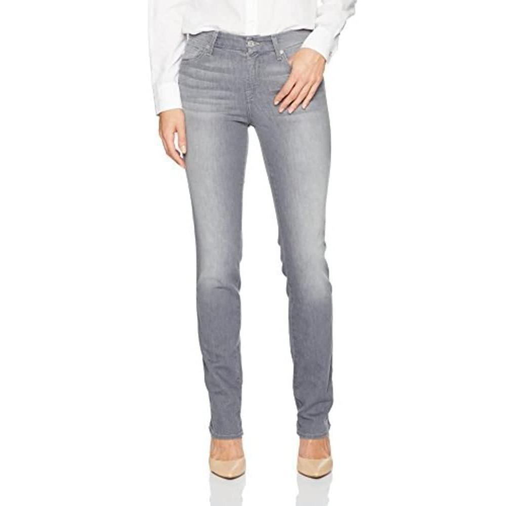 image7 For All Mankind Womens Straight Leg JeanGreyskies