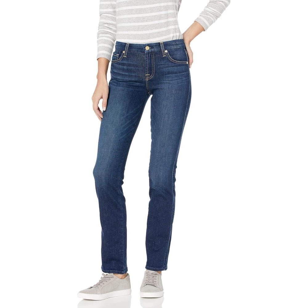 image7 For All Mankind Womens Straight Leg JeanSantiago Canyon