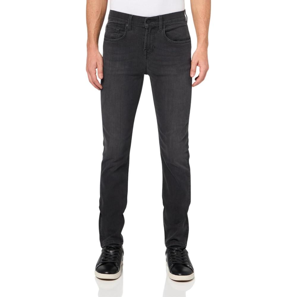 image7 for All Mankind Mens Slimmy Clean Pocket Slim Fit JeansWashed Black