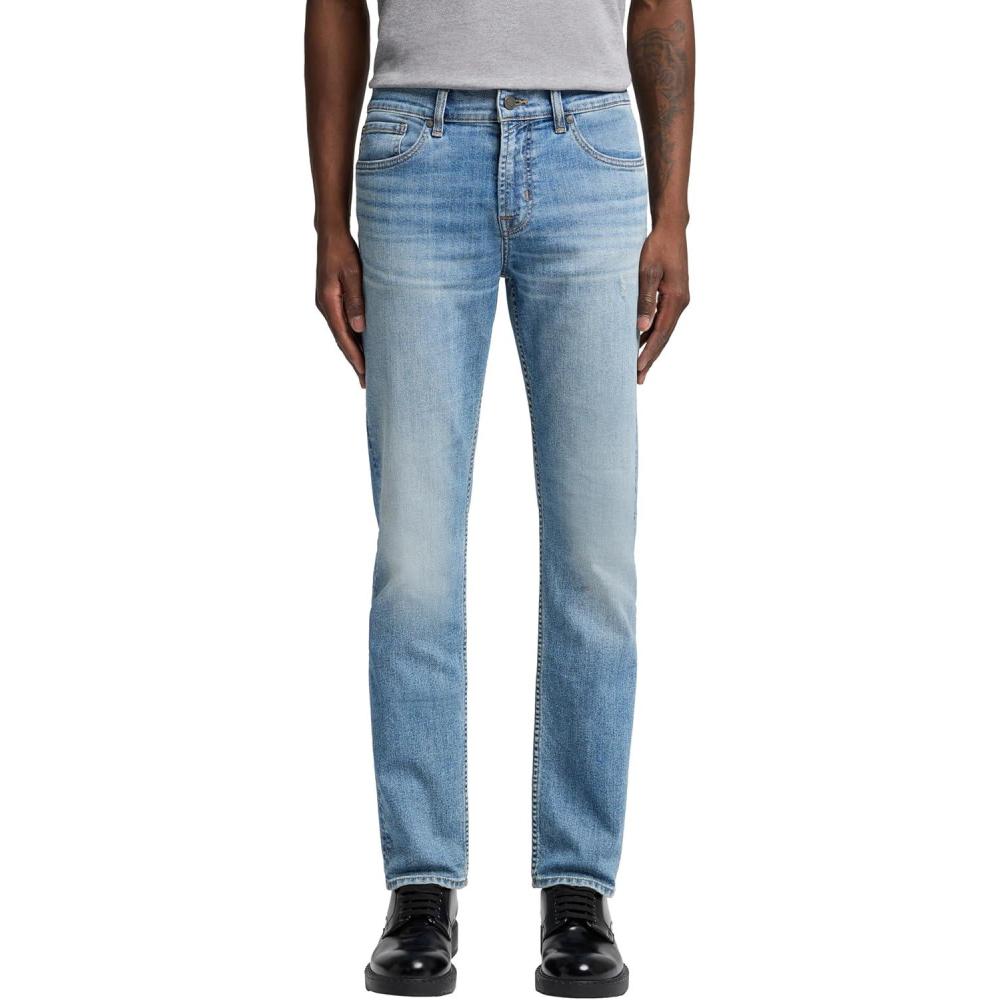 image7 for All Mankind Mens Slimmy Squiggle Slim Fit Jeans PortofinoPortofino
