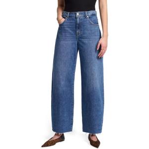 7 For All Mankind Women’s Dojo Tailorless Mid-Rise Full Length Wide Leg Jeans(Santa Cruz)