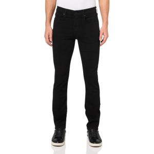 7 for All Mankind Mens Slimmy Clean Pocket Slim Fit Jeans(Black)