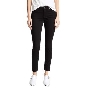 7 for All Mankind Womens Ankle Skinny Jeans(Black)