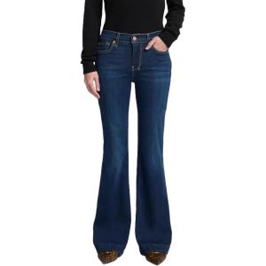 7 for All Mankind Womens Dojo Tailorless Flare Trouser Jeans(Slim Illusion Tried & True)
