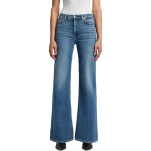 7 for All Mankind Womens Luxe Vintage Ultra High Rise Jo Wide Leg Jeans(Sea Level)