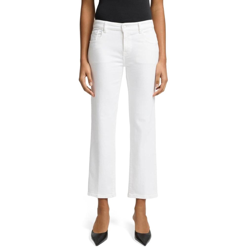 image7 For All Mankind Womens Luxe Vintage Calie Straight Ankle JeansSoleil