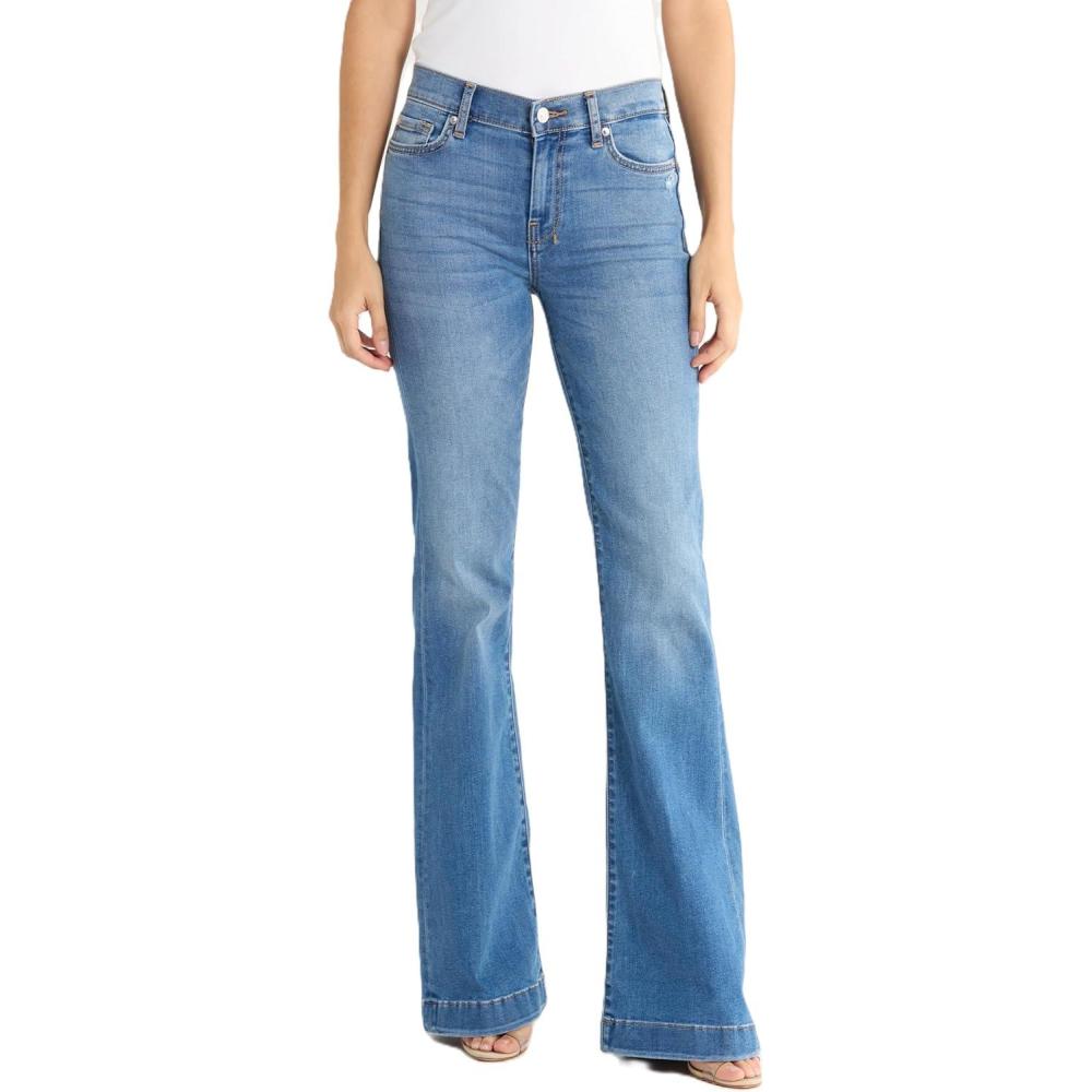 image7 for All Mankind Womens Dojo Trouser Flare JeanMeknes