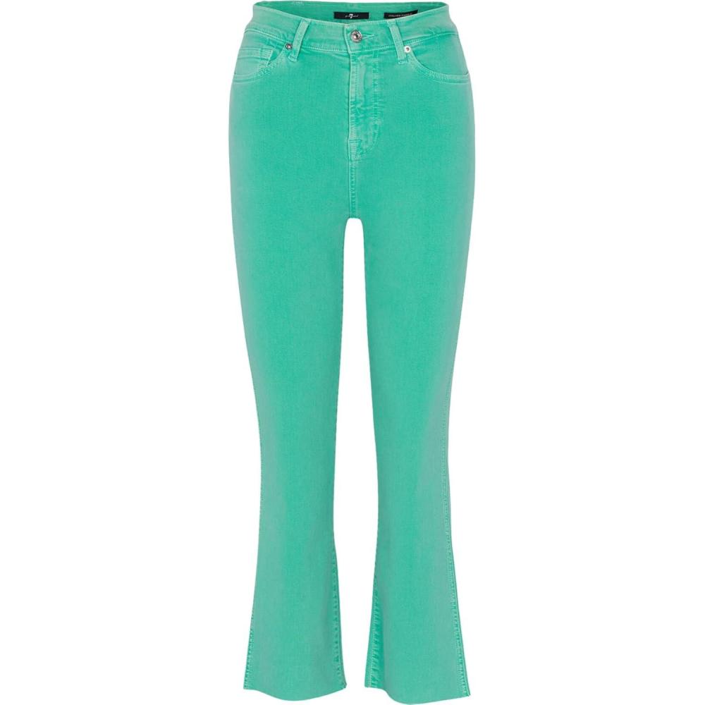 image7 for All Mankind Womens HighWaist Slim Kick JeansJeansSea Water