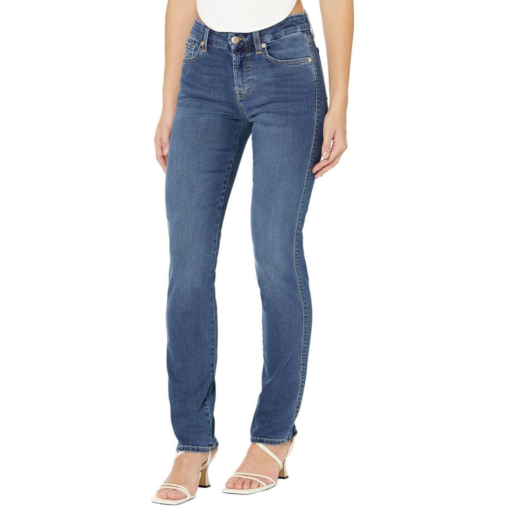 image7 for All Mankind Womens Kimmie StraightLeg JeansDuchess