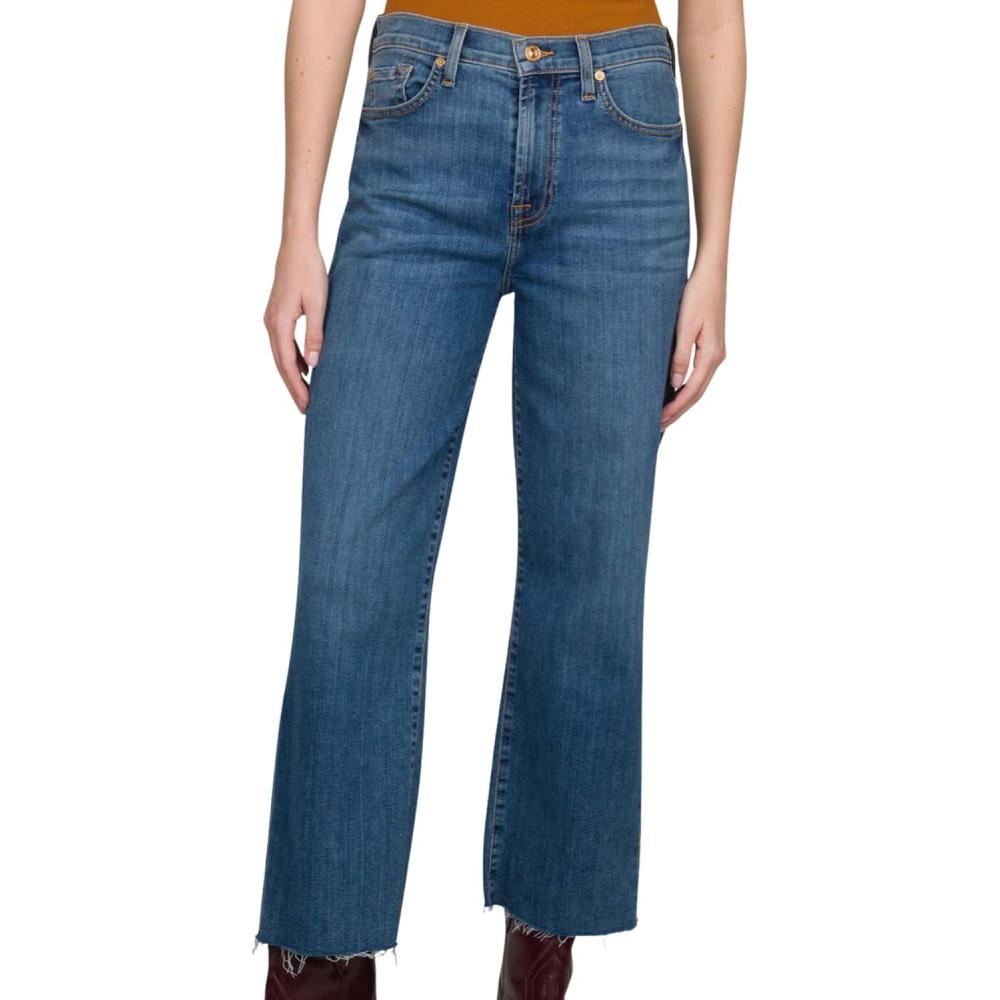 image7 for All Mankind Womens WideLeg Crop Jeans in AlexaJeansMeisa