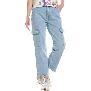 7 For All Mankind Women’s Logan Cargo Jeans in Airwave(Airwave)