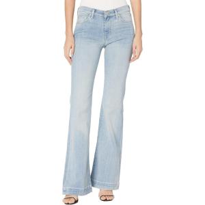 7 for All Mankind Womens 7 for All Mankind Women’s Tailorless Dojo Regular Fit Flared Jeans(Grace Blue)
