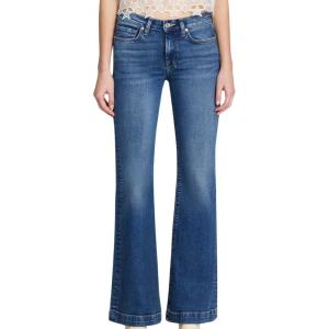 7 for All Mankind Womens 7 for All Mankind Women’s Tailorless Dojo Regular Fit Flared Jeans(Metro Comfort)