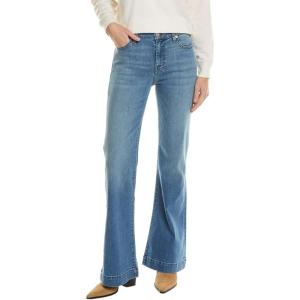 7 for All Mankind Womens 7 for All Mankind Women’s Tailorless Dojo Regular Fit Flared Jeans(Sapphire Blue)