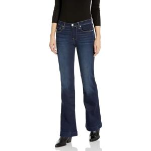 7 for All Mankind Womens 7 for All Mankind Women’s Tailorless Dojo Regular Fit Flared Jeans(Starlight)