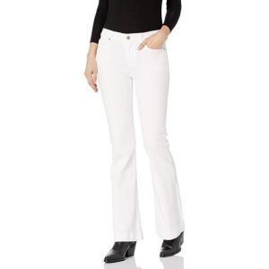 7 for All Mankind Womens 7 for All Mankind Women’s Tailorless Dojo Regular Fit Flared Jeans(White Fashion)