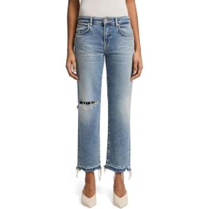 7 for All Mankind Womens Calie Straight Ankle(Shore Break)
