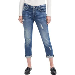7 for All Mankind Women’s Josefina Boyfriend Jean, Broken Twill Vanity Modern, 24(Alfred/Destroy)