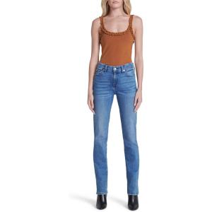 7 for All Mankind Womens Kimmie Straight-Leg Jeans(Dulce)