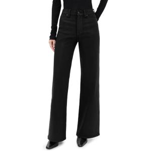 7 for All Mankind Womens Lotta(Coated Black)