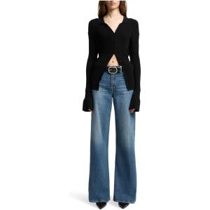 7 for All Mankind Womens Lotta(Sea Level)