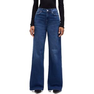 7 for All Mankind Womens Ultra High Rise Jo Wide Leg Jeans(Crater)
