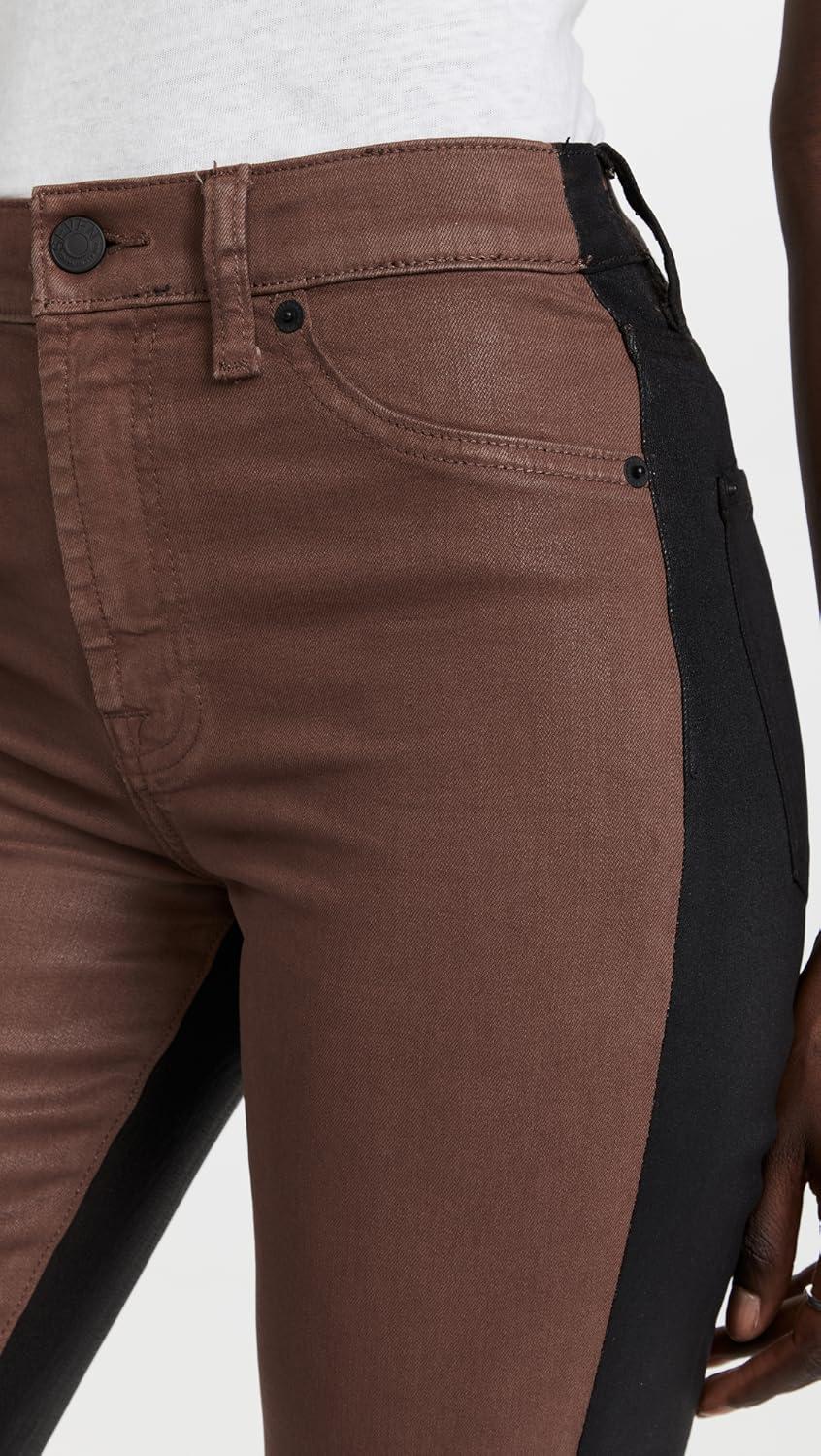 image:image7 for All Mankind Womens High Waist Cropped Straight JeansMilk Chocolate Black