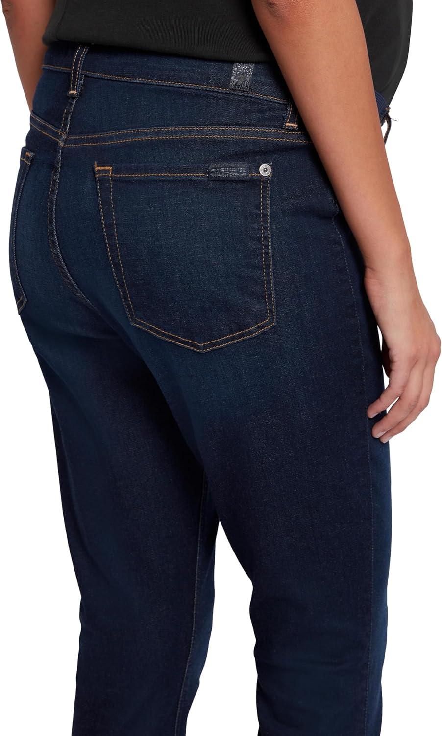 image:image7 for All Mankind Womens Maternity The Ankle Skinny Fit JeansAzul