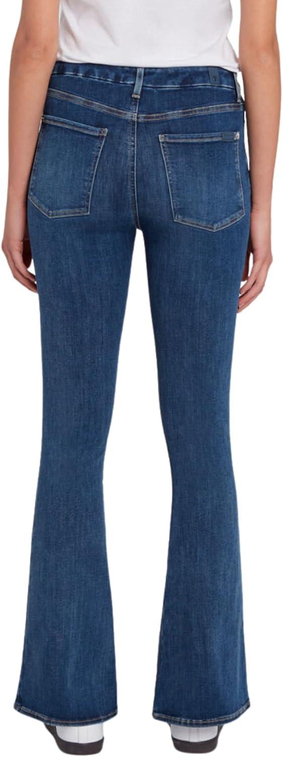 image:image7 for All Mankind Womens Ultra HighRise Skinny Tailorless Bootcut JeansJeansBlue Star