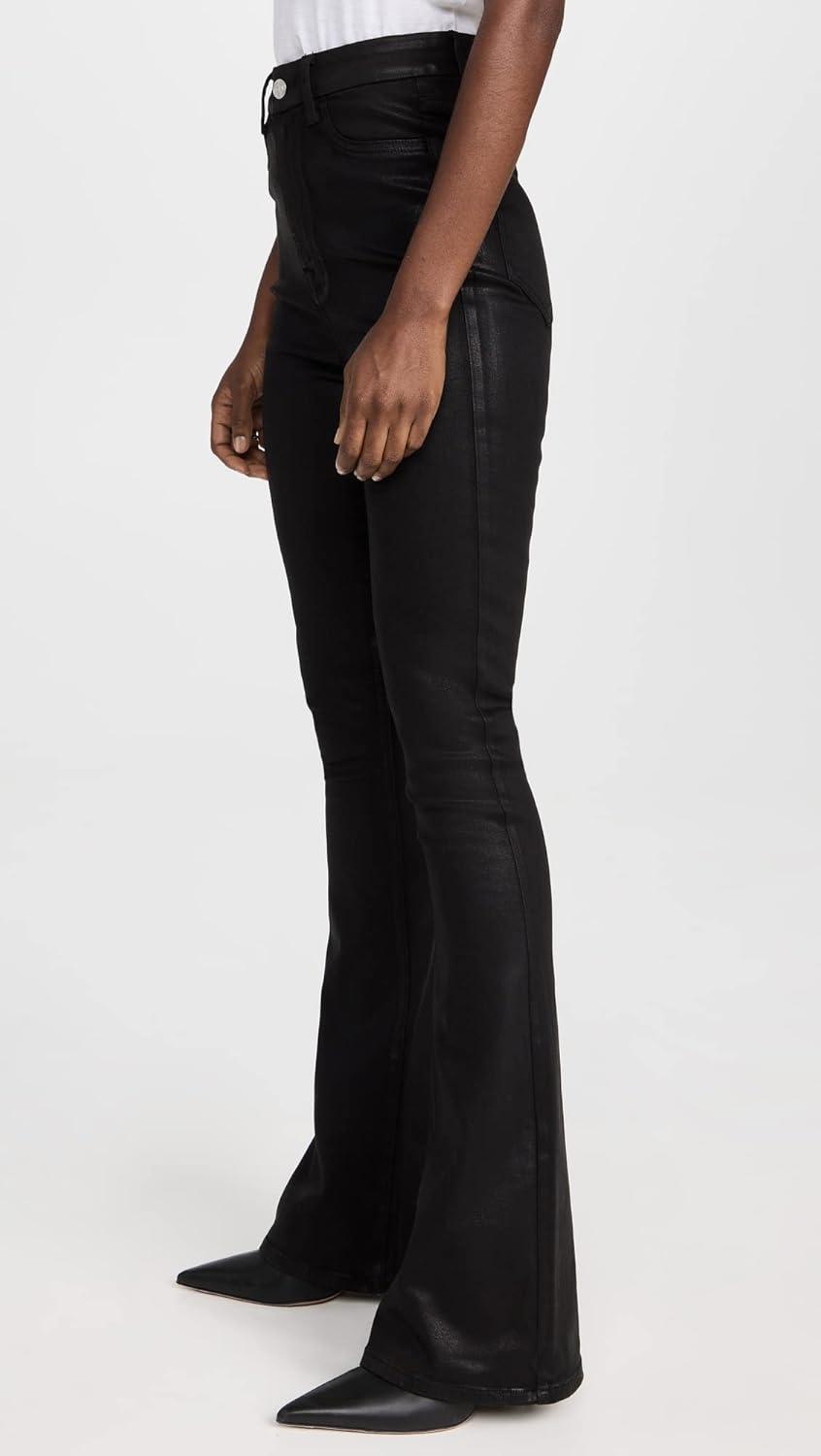 image:imageUltra High Rise Skinny Bootcut in Coated BlackCoated Black