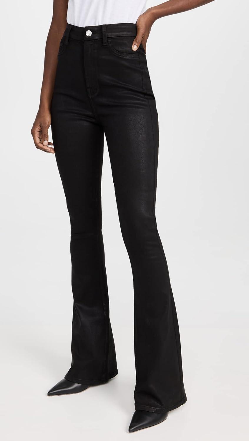 image:imageUltra High Rise Skinny Bootcut in Coated BlackCoated Black