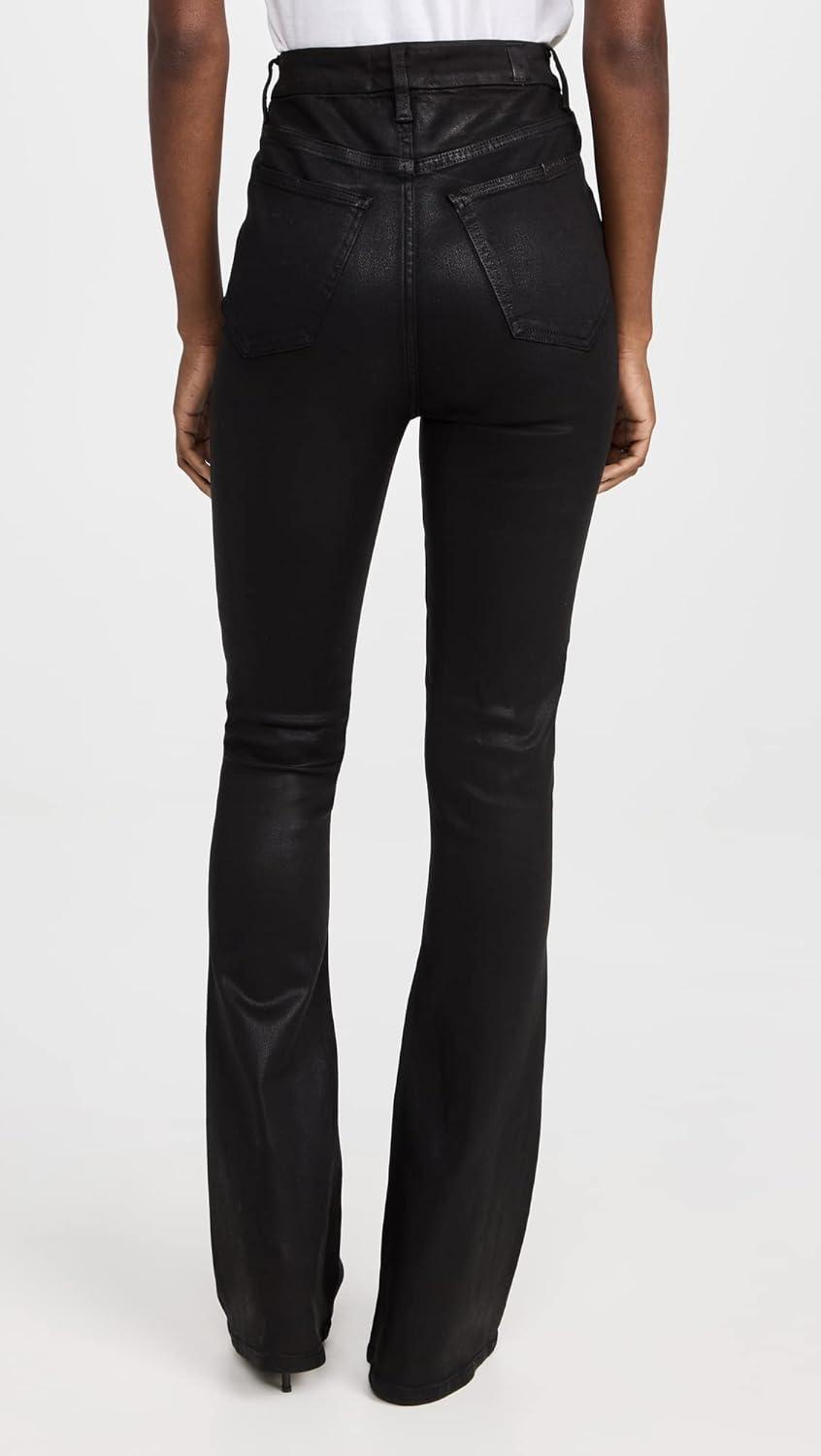 image:imageUltra High Rise Skinny Bootcut in Coated BlackCoated Black
