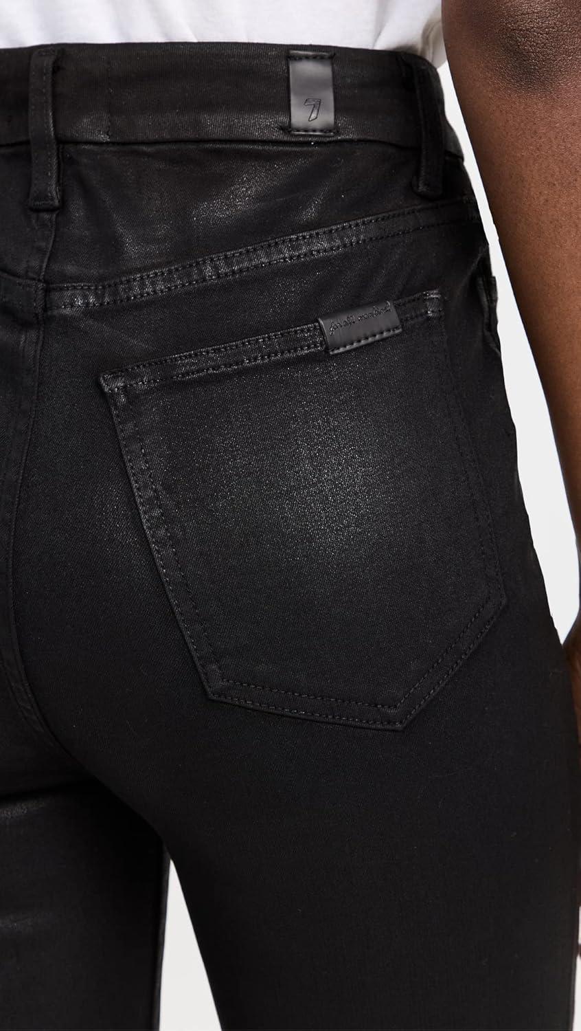 image:imageUltra High Rise Skinny Bootcut in Coated BlackCoated Black