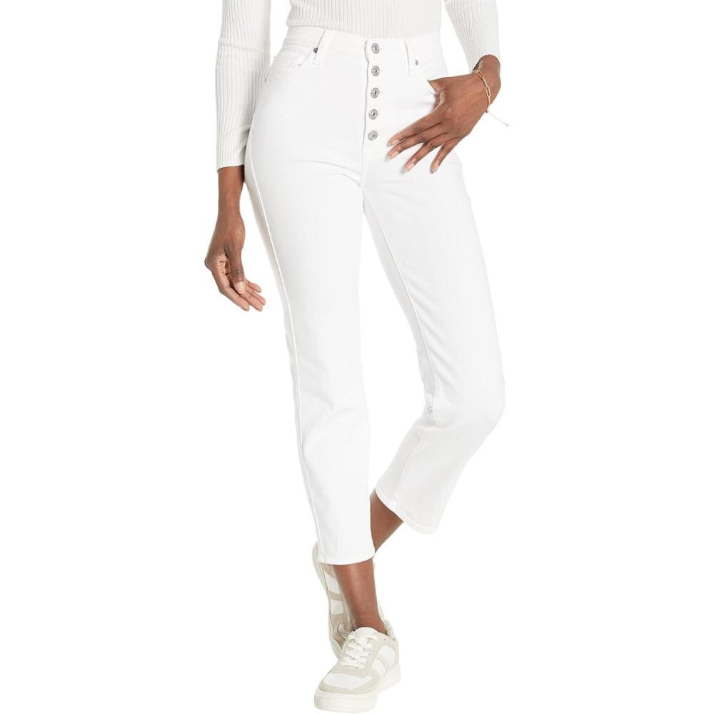 image:image7 for All Mankind Womens High Waist Cropped Straight JeansSoleil