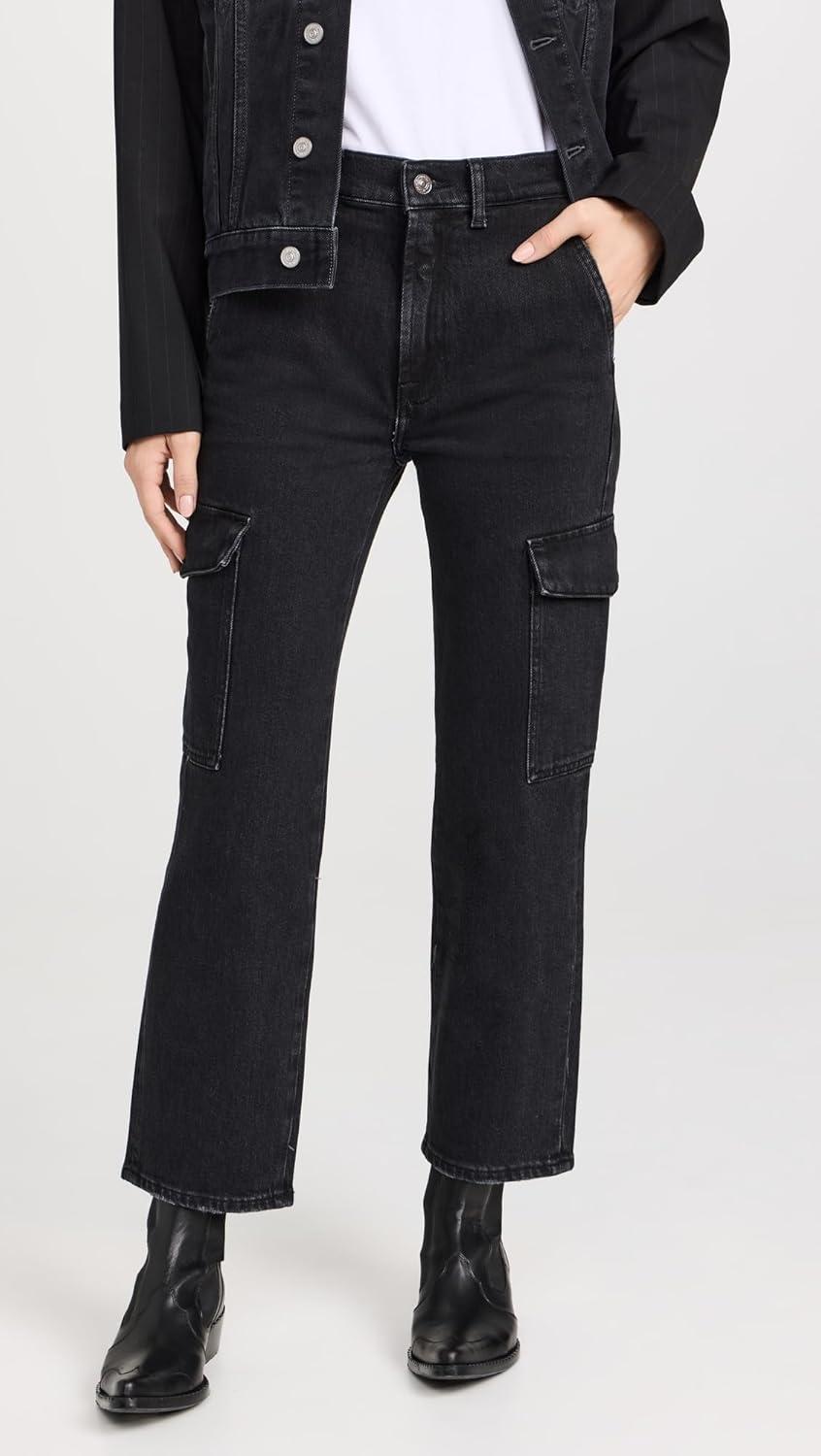 image:image7 for All Mankind Womens Logan Cargo Jean Pants in CollideCollide