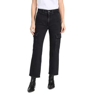 7 for All Mankind Womens Logan Cargo Jean Pants in Collide(Collide)