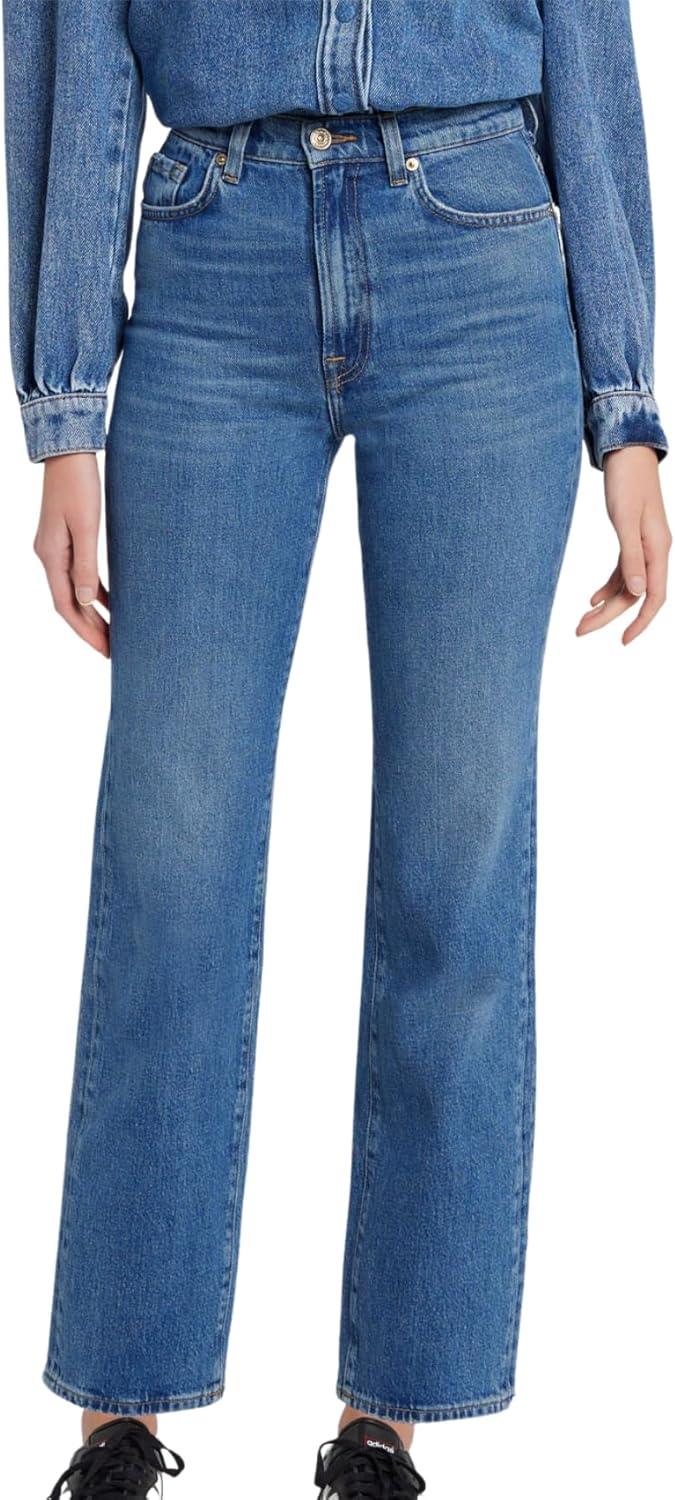 image:image7 For All Mankind Womens Logan Stovepipe Straight Leg Jeans in ExplorerJeansExplorer