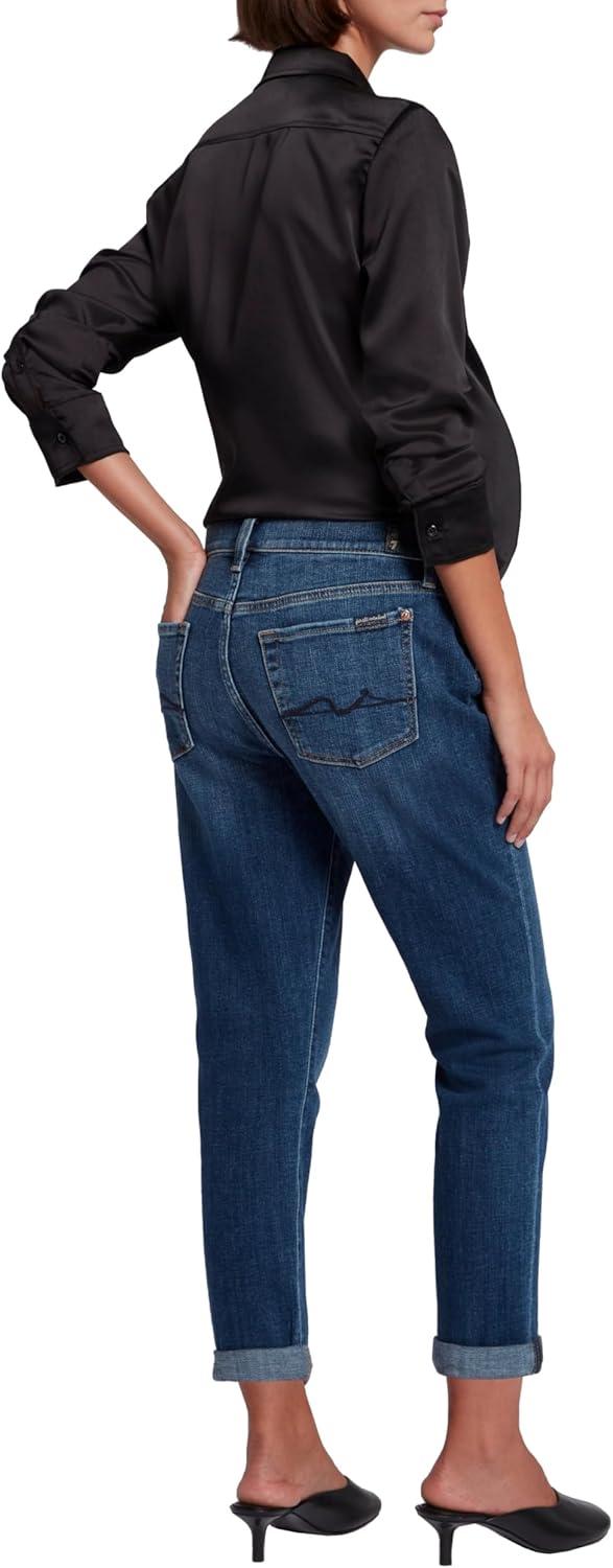 image:image7 For All Mankind Womens Maternity Josefina Broken Twill Boyfriend Jean Vanity