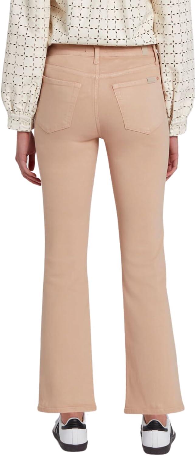 image:image7 for All Mankind Womens HighWaisted Slim Kick Flare PantsCaramel Coated