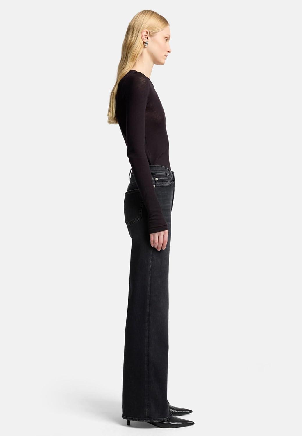 image:image7 for All Mankind Womens Luxe Vintage Ultra High Rise Jo Wide Leg JeansBottomline