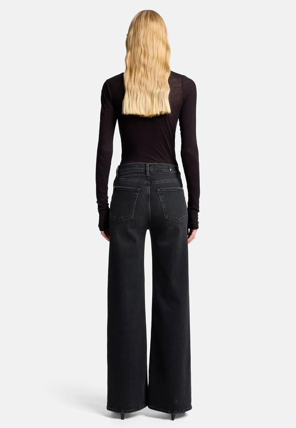 image:image7 for All Mankind Womens Luxe Vintage Ultra High Rise Jo Wide Leg JeansBottomline